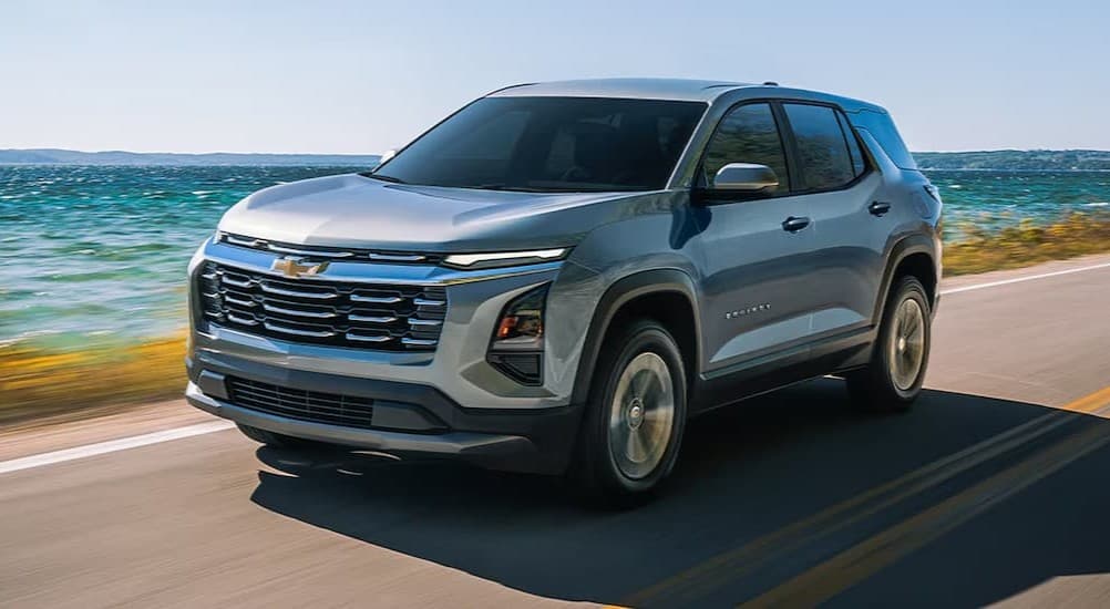 A silver 2026 Chevy Equinox for sale near Tupelo.