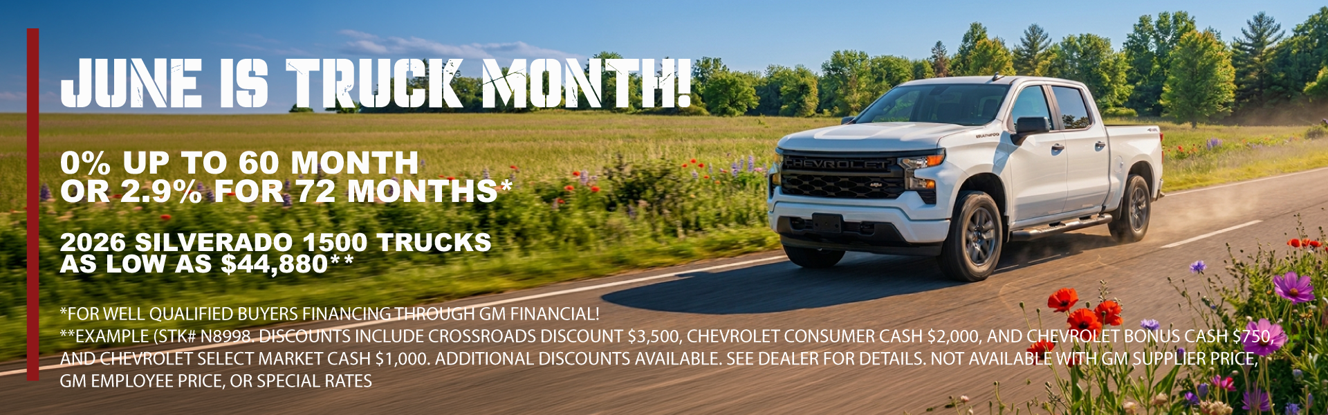 2026 CHEVY SILVERADO 1500'S